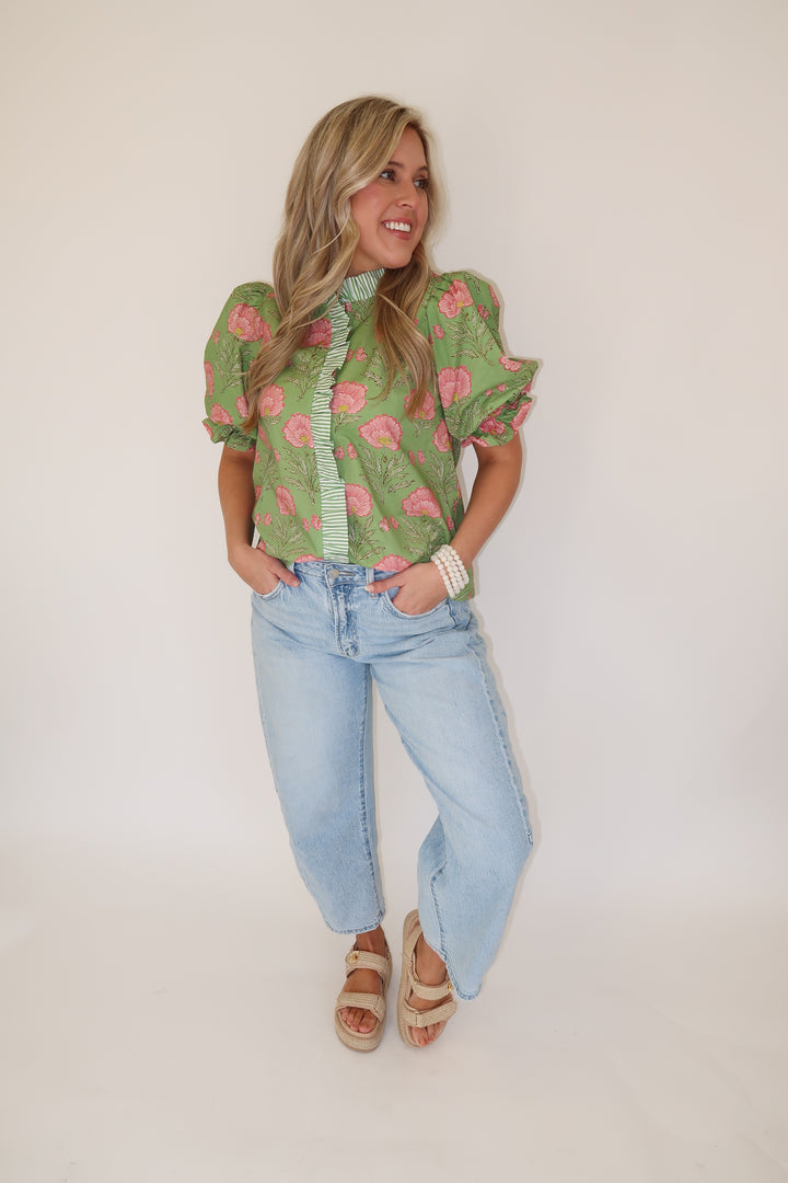 Spring Calling Top - The Pink Tulip Clothing