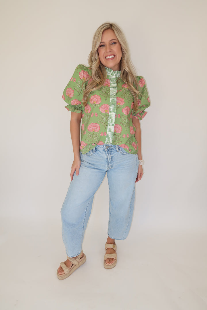 Spring Calling Top - The Pink Tulip Clothing