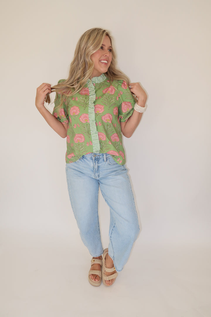 Spring Calling Top - The Pink Tulip Clothing