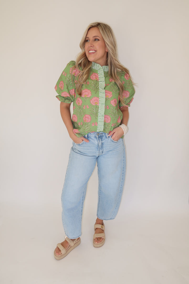 Spring Calling Top - The Pink Tulip Clothing