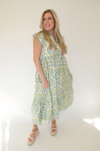 Fresh Cut Florals Dress - The Pink Tulip Clothing