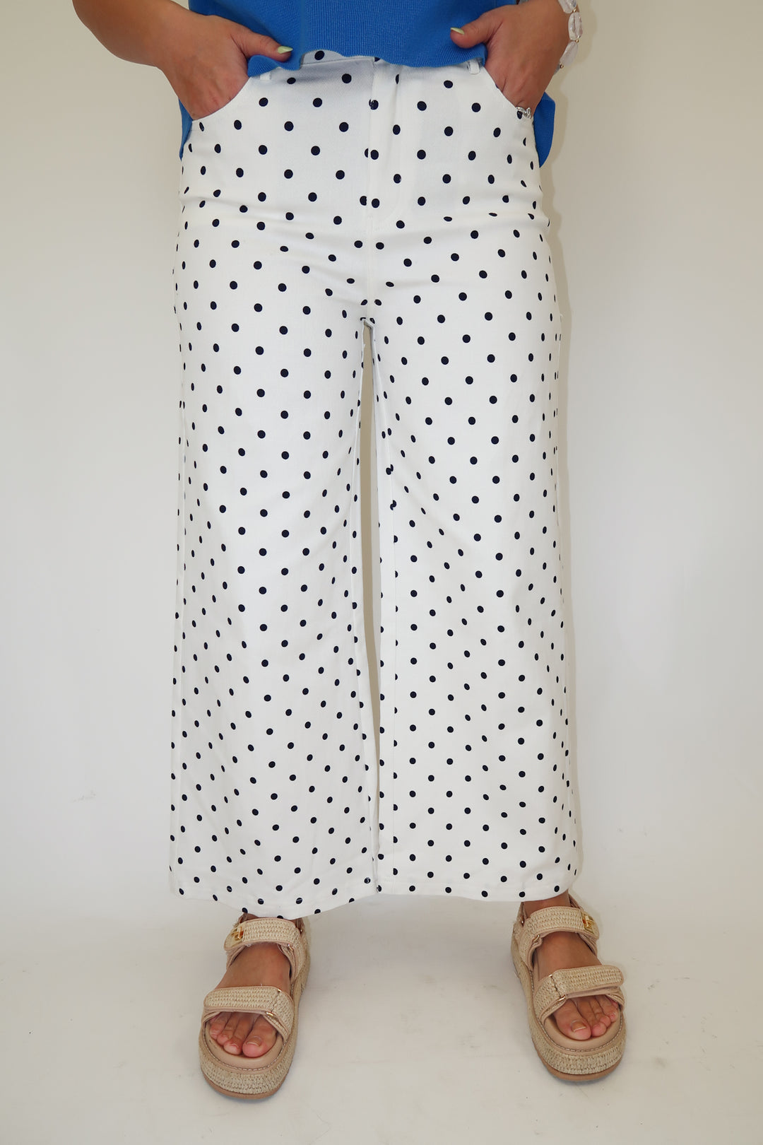 Spotted in Spring Pant - The Pink Tulip Clothing