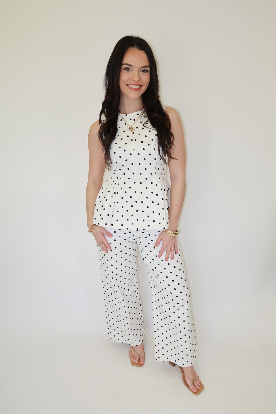 Spotted In Spring Top - The Pink Tulip Clothing