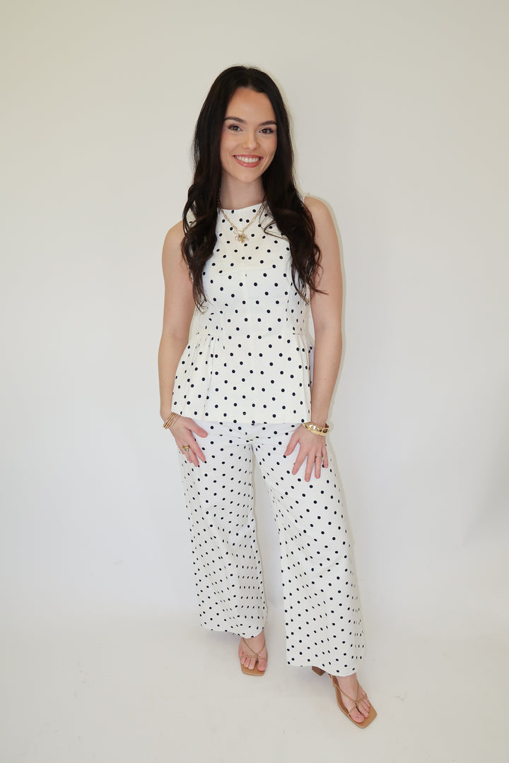 Spotted In Spring Top - The Pink Tulip Clothing