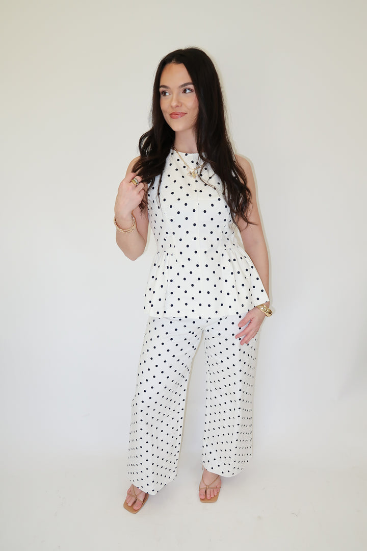 Spotted In Spring Top - The Pink Tulip Clothing