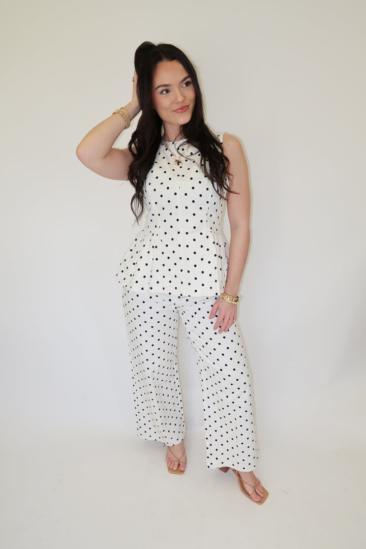 Spotted In Spring Top - The Pink Tulip Clothing