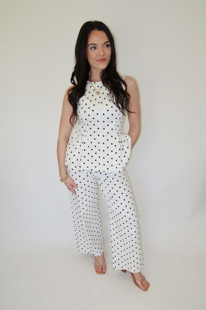 Spotted In Spring Top - The Pink Tulip Clothing