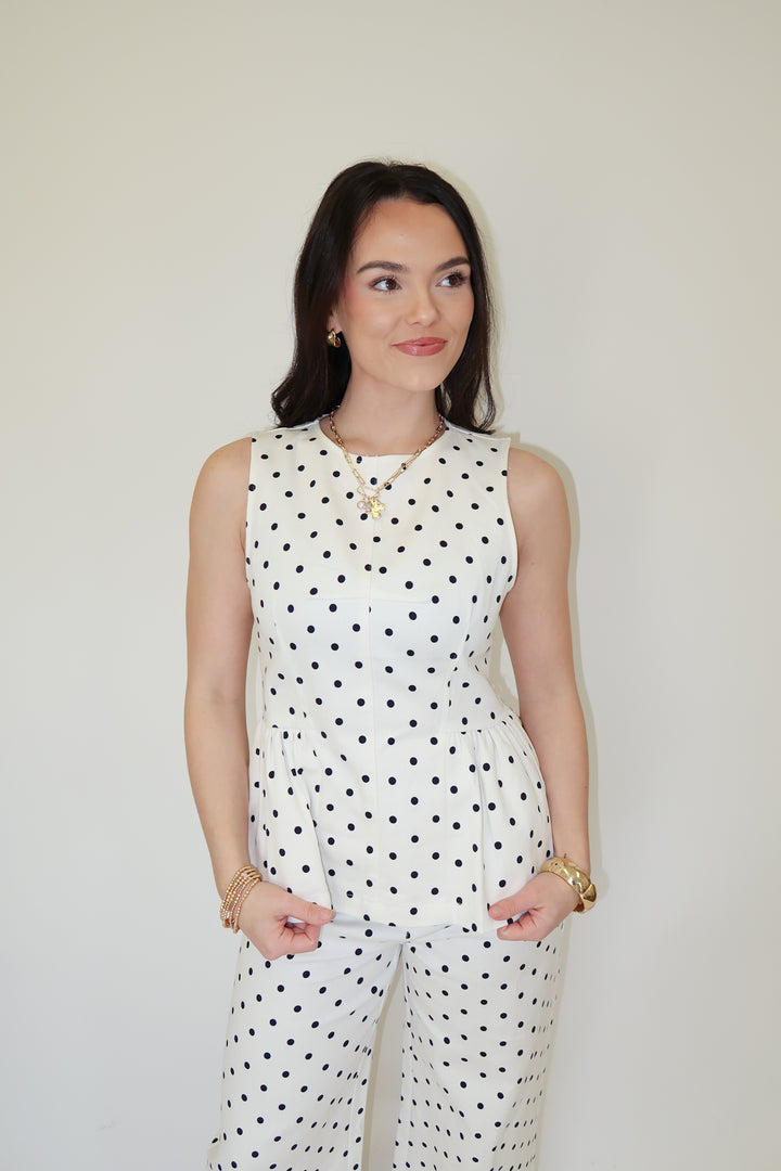 Spotted In Spring Top - The Pink Tulip Clothing