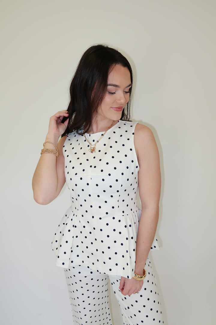 Spotted In Spring Top - The Pink Tulip Clothing