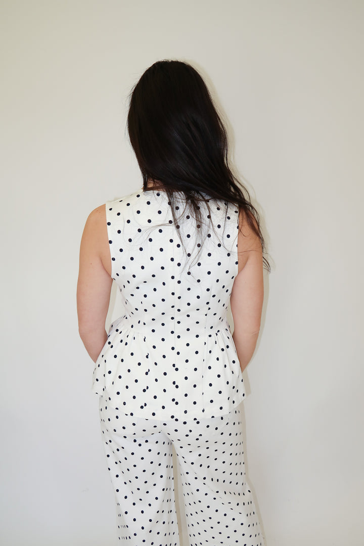 Spotted In Spring Top - The Pink Tulip Clothing