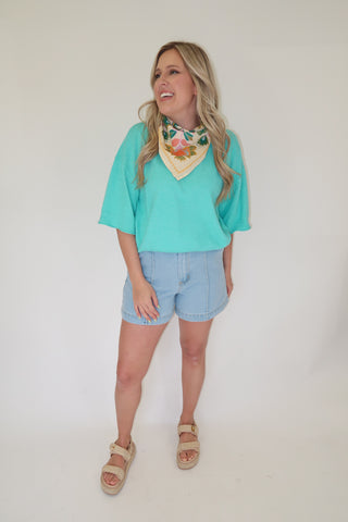 Mint to Be Sweater - The Pink Tulip Clothing