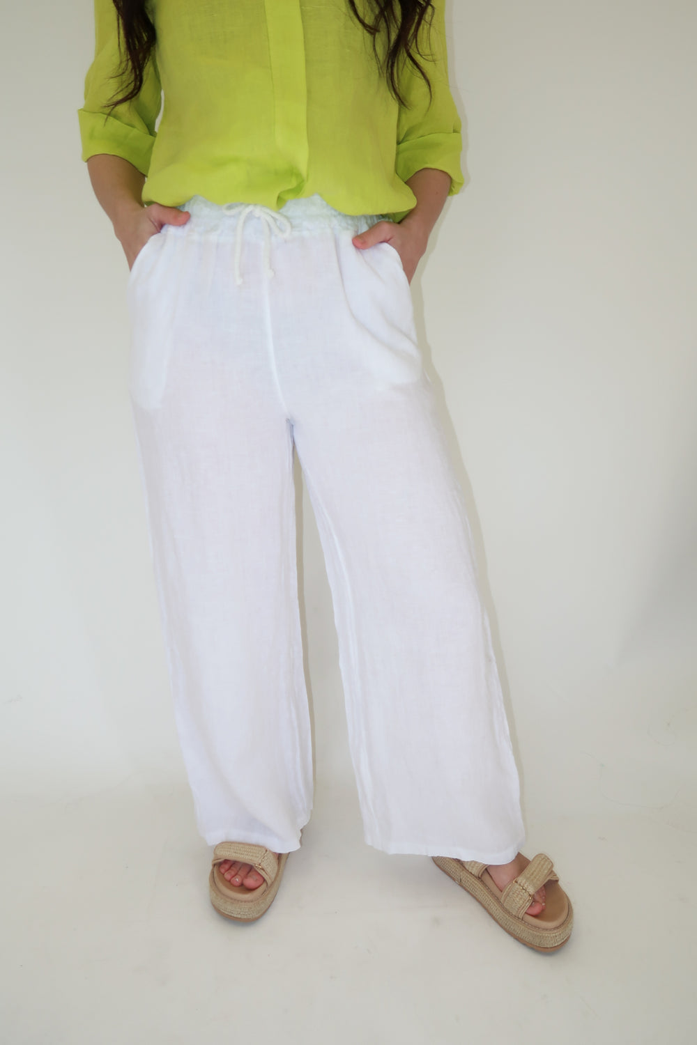 Take It Light Linen Pant - The Pink Tulip Clothing