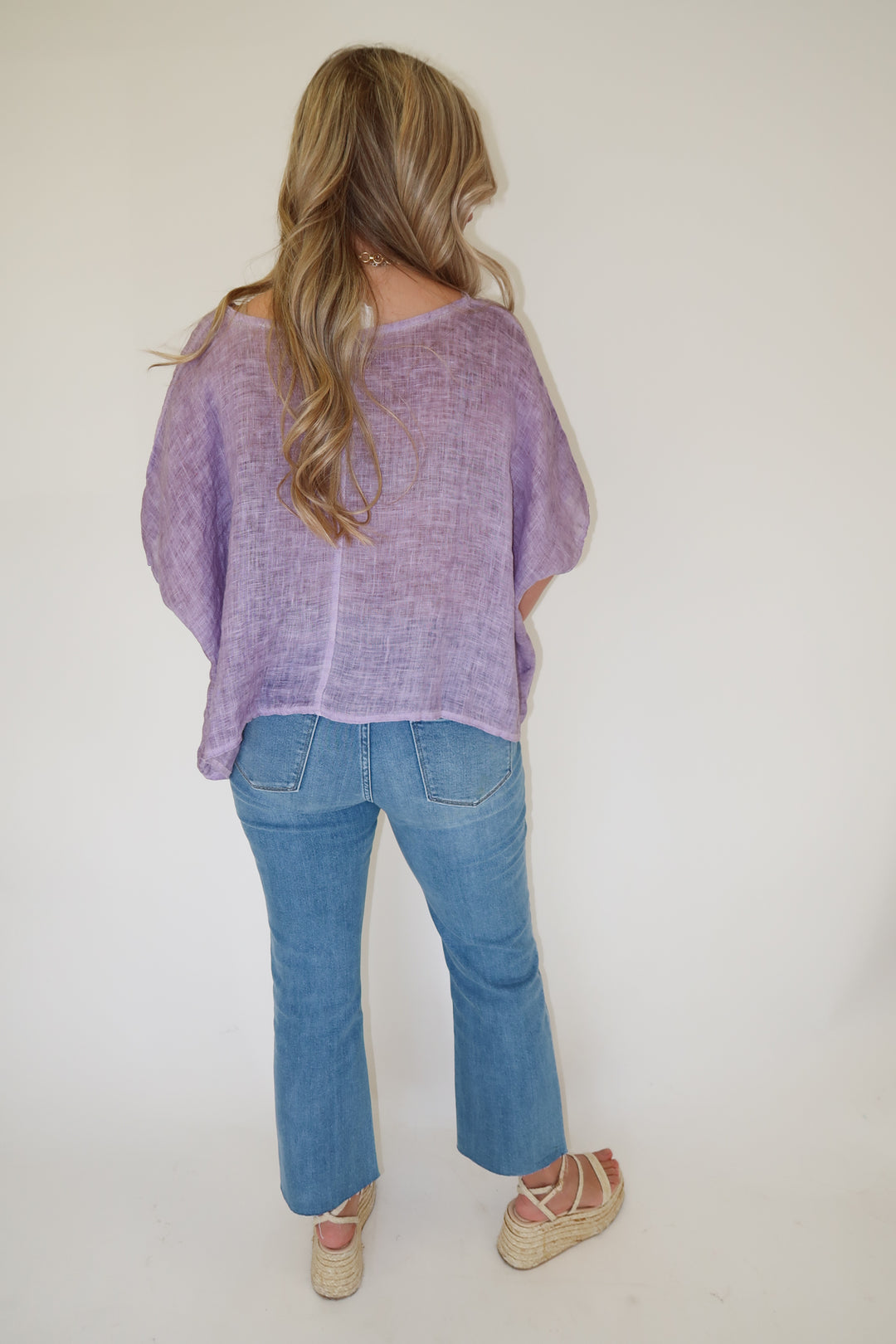 Just Enough Linen Top - The Pink Tulip Clothing