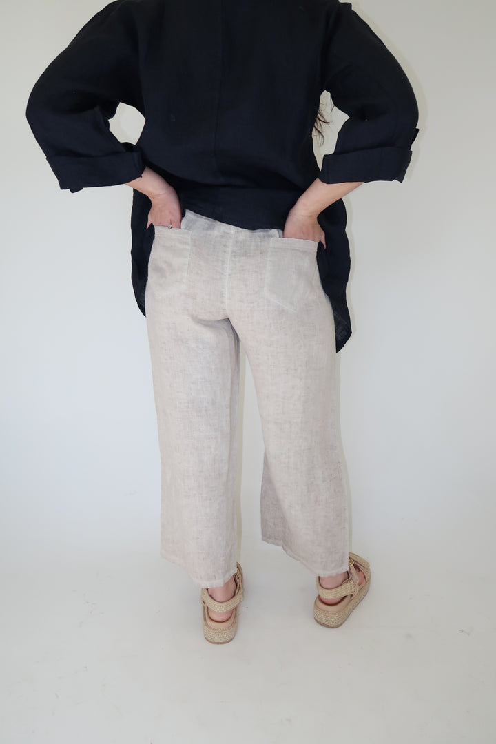Low Effort Linen Pant - The Pink Tulip Clothing