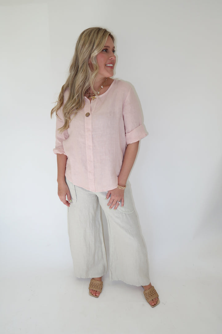 Nothing But Easy Linen Pant - The Pink Tulip Clothing