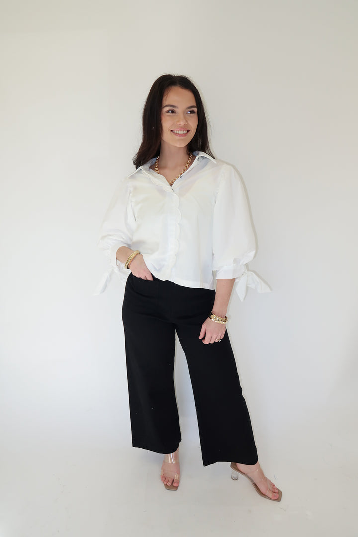 Sweet Edge Top - The Pink Tulip Clothing