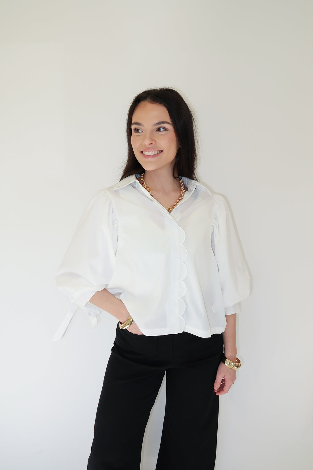 Sweet Edge Top - The Pink Tulip Clothing