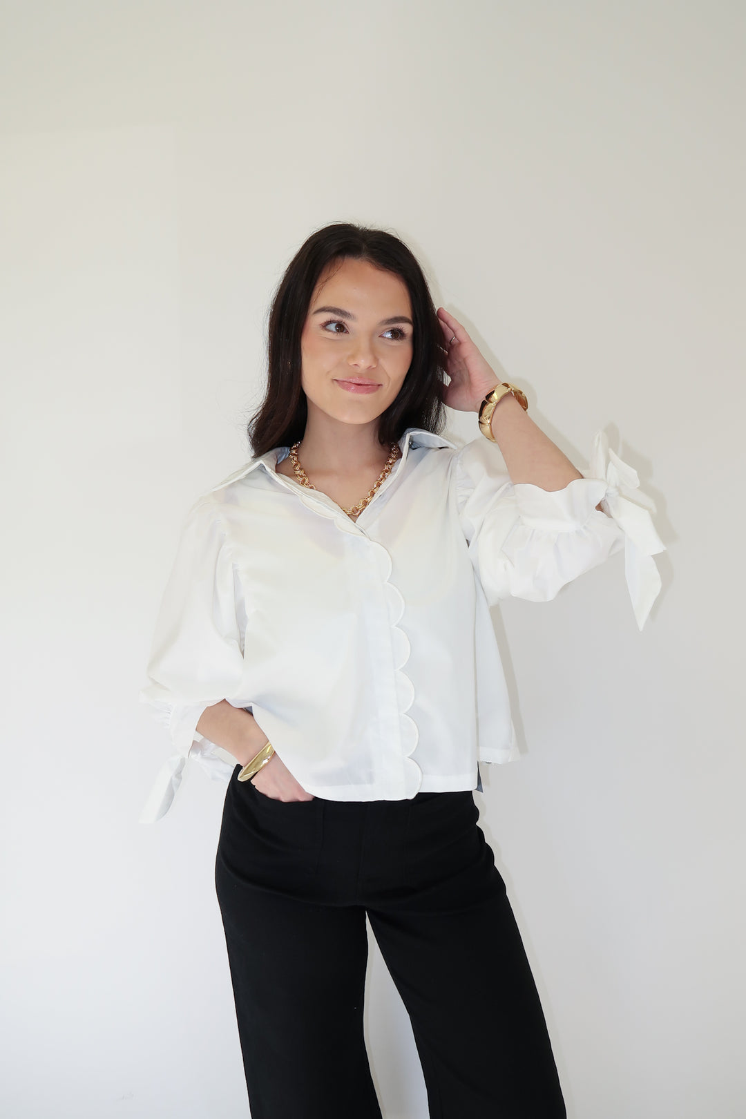 Sweet Edge Top - The Pink Tulip Clothing