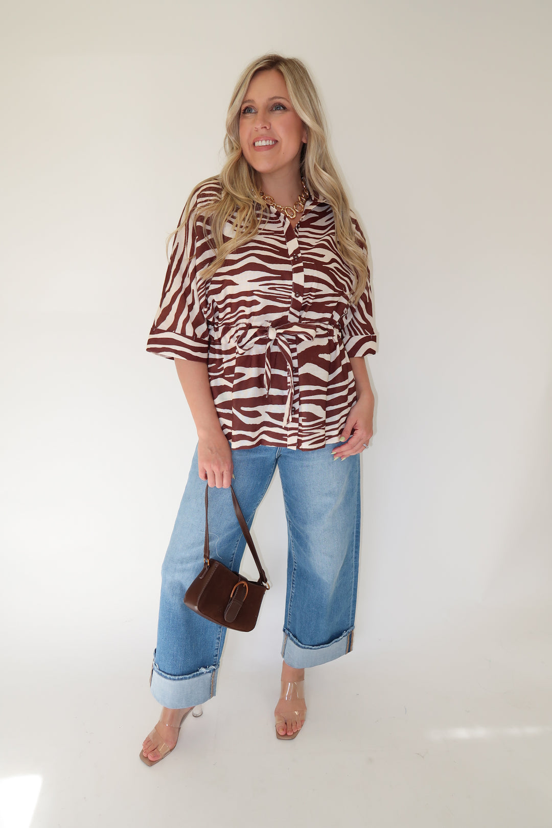 Office Edge Top - The Pink Tulip Clothing