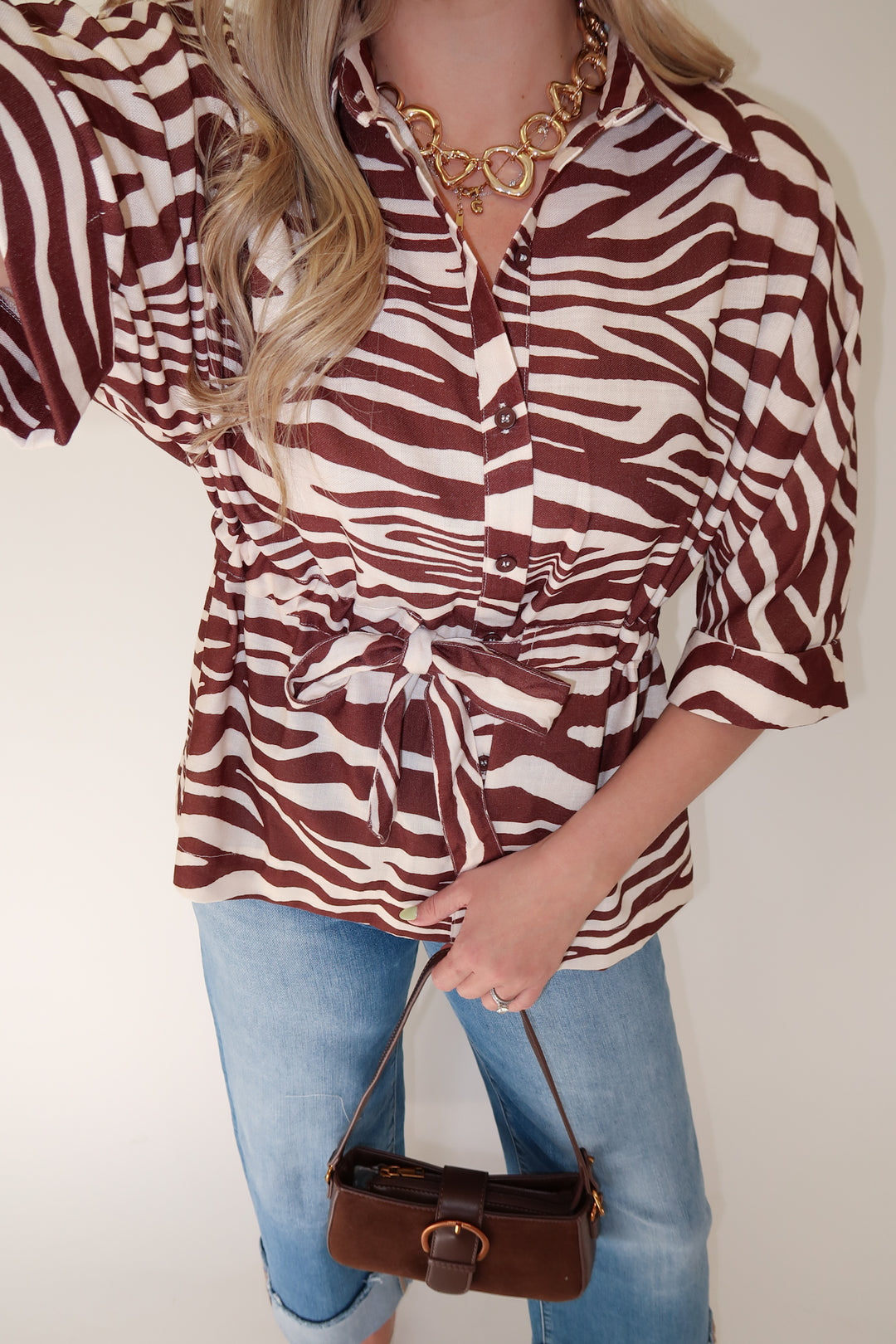 Office Edge Top - The Pink Tulip Clothing