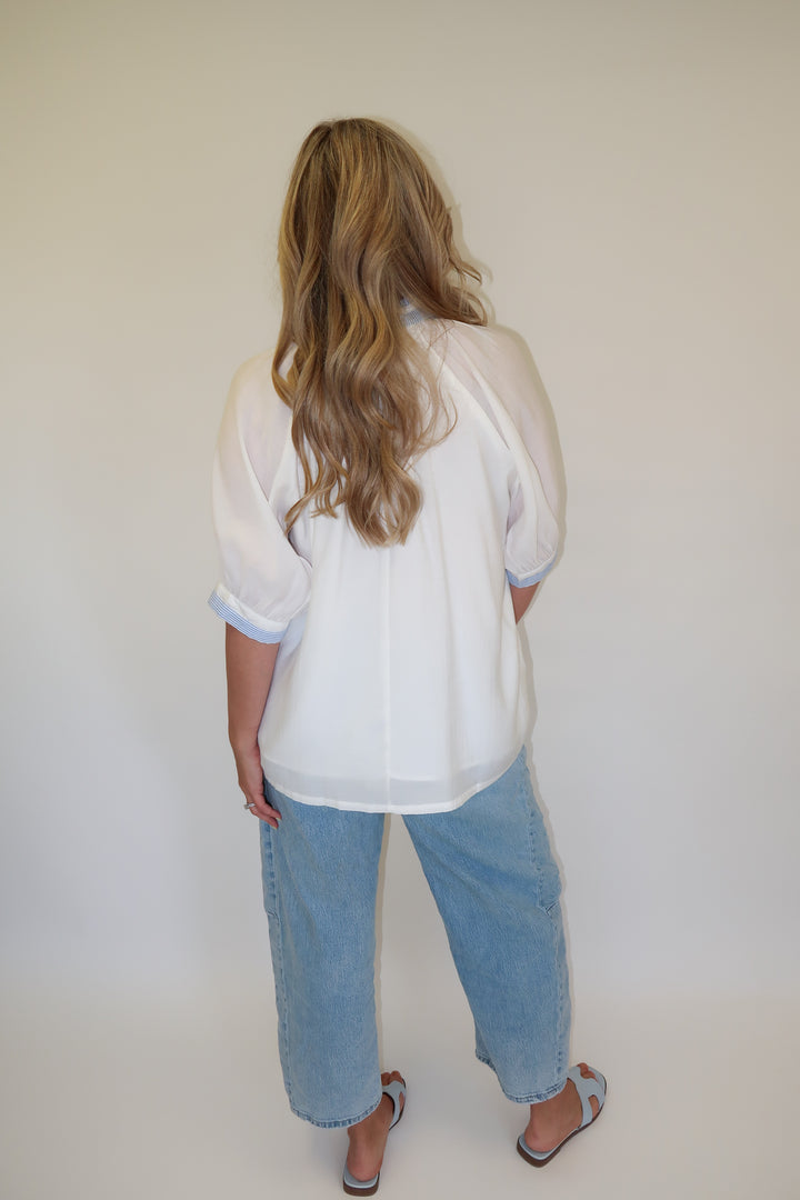 Clean Lines Top - The Pink Tulip Clothing