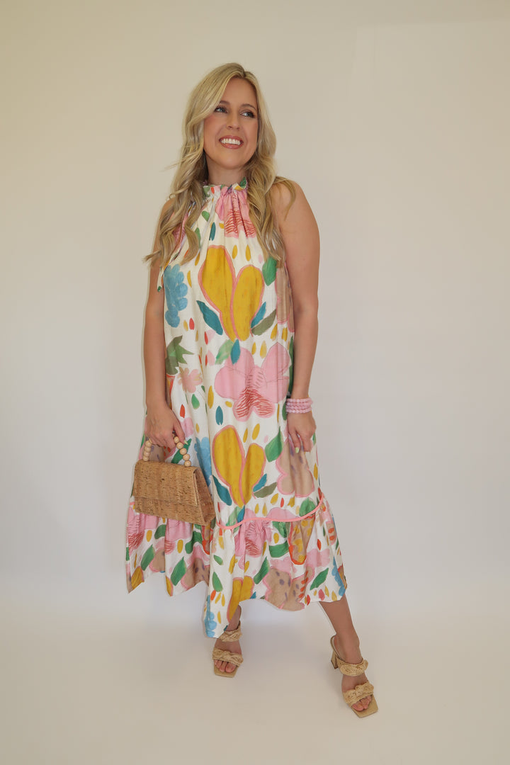 Soft Brush Dress - The Pink Tulip Clothing