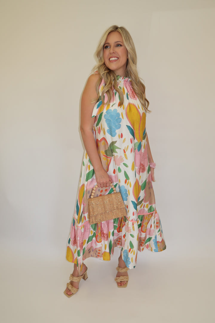 Soft Brush Dress - The Pink Tulip Clothing