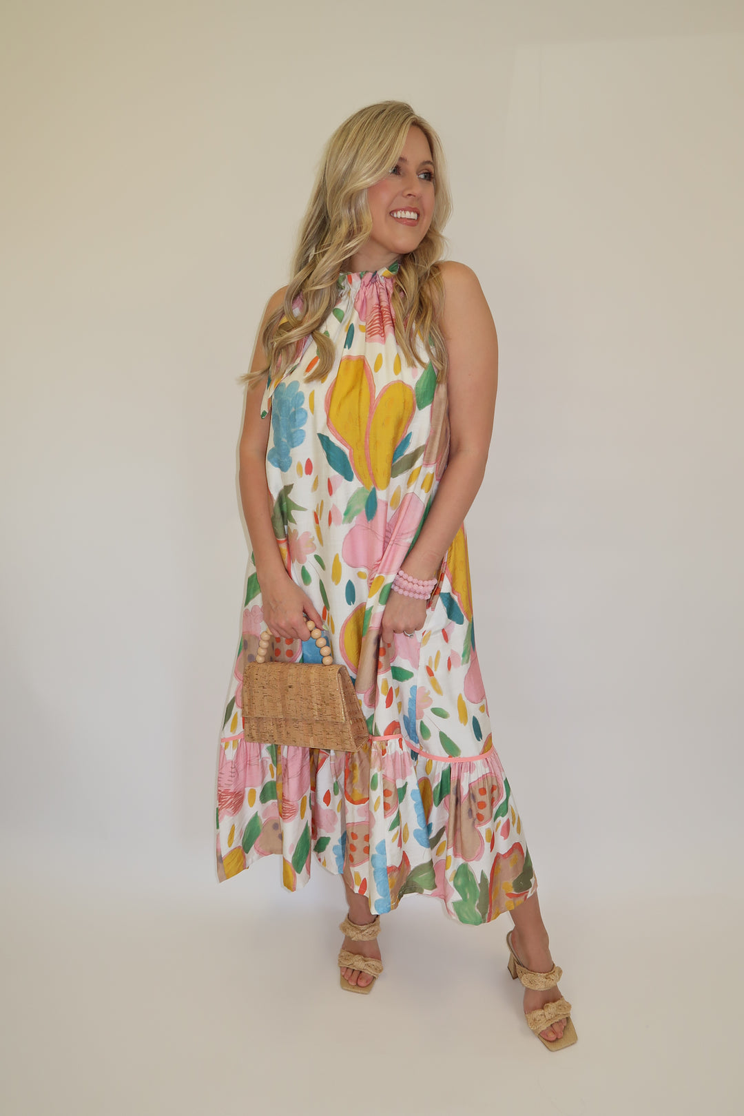 Soft Brush Dress - The Pink Tulip Clothing