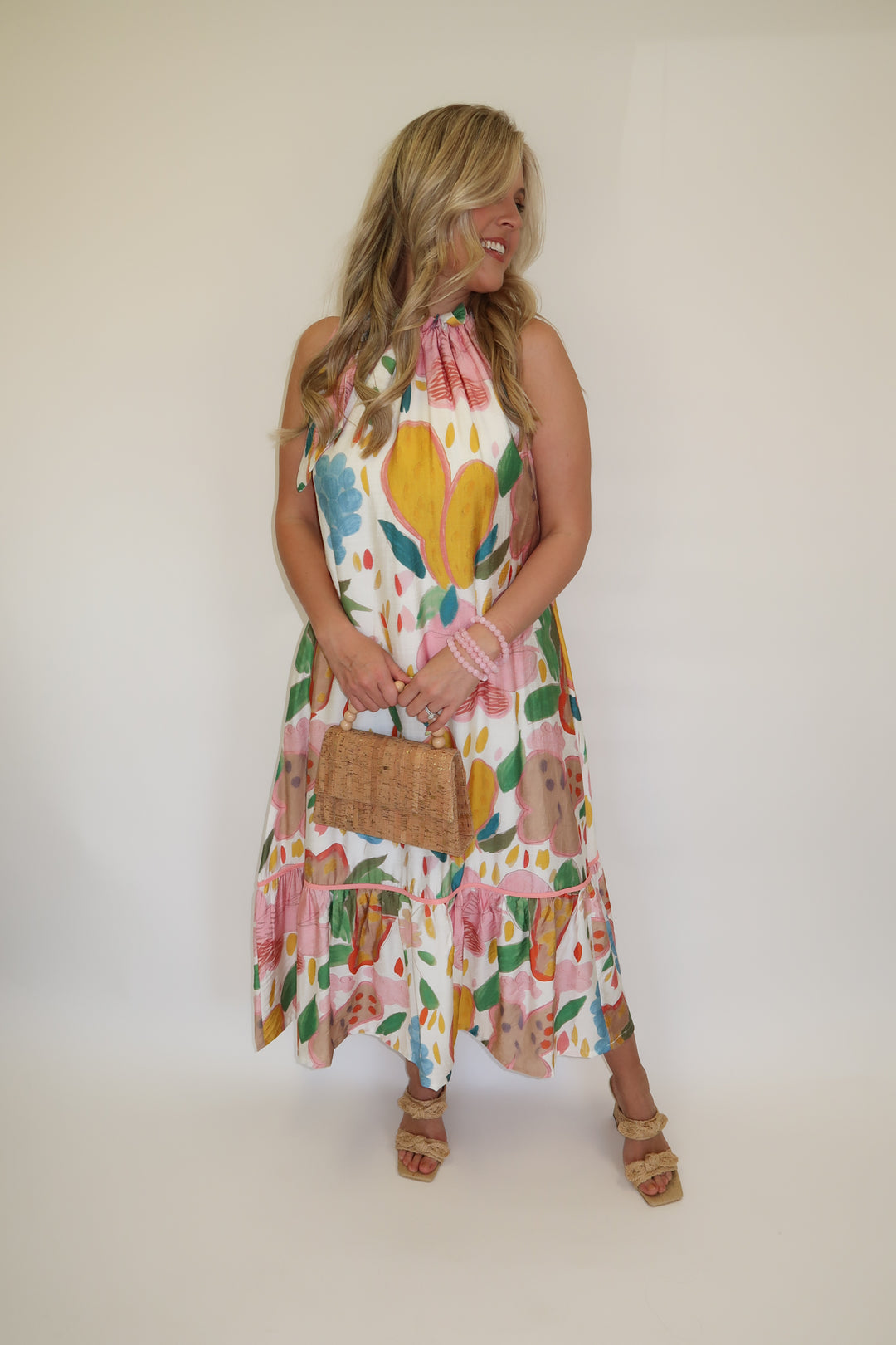 Soft Brush Dress - The Pink Tulip Clothing