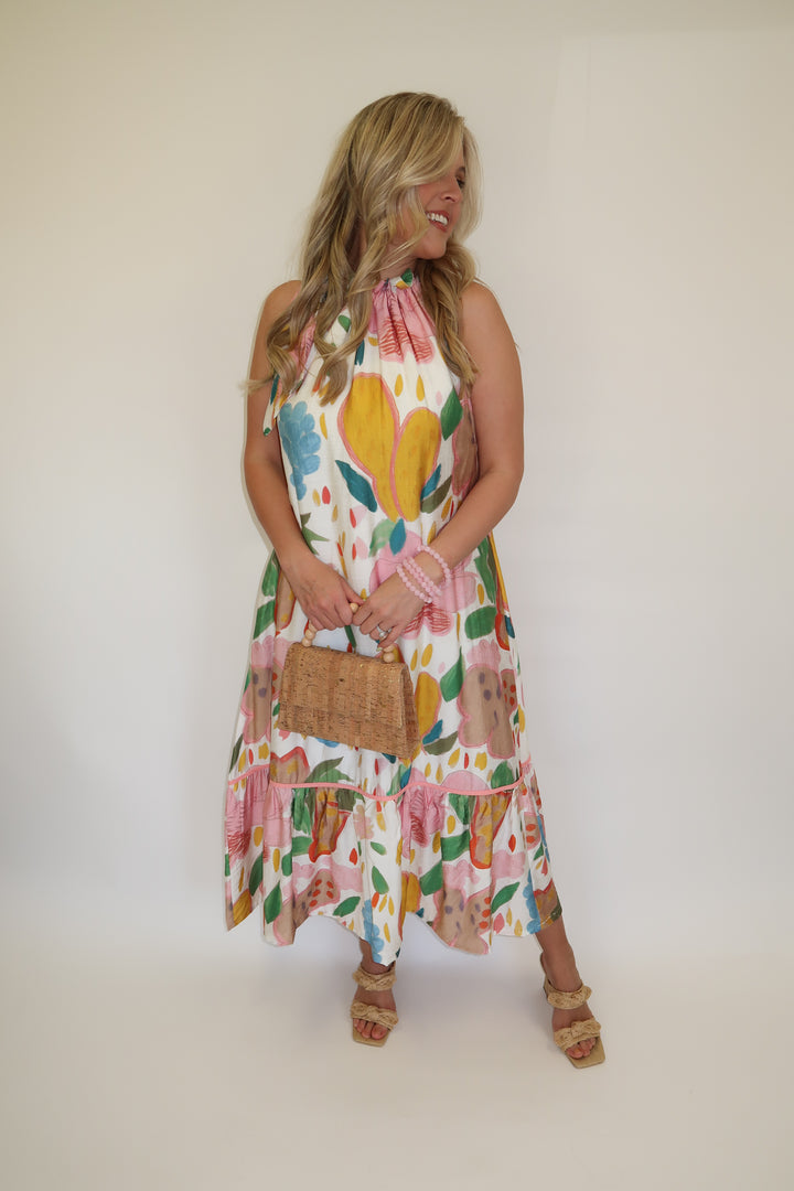 Soft Brush Dress - The Pink Tulip Clothing