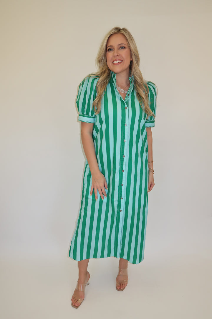 Green Light Dress - The Pink Tulip Clothing