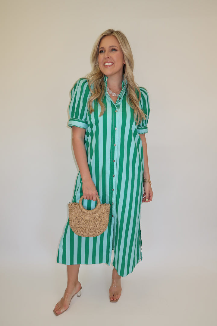 Green Light Dress - The Pink Tulip Clothing