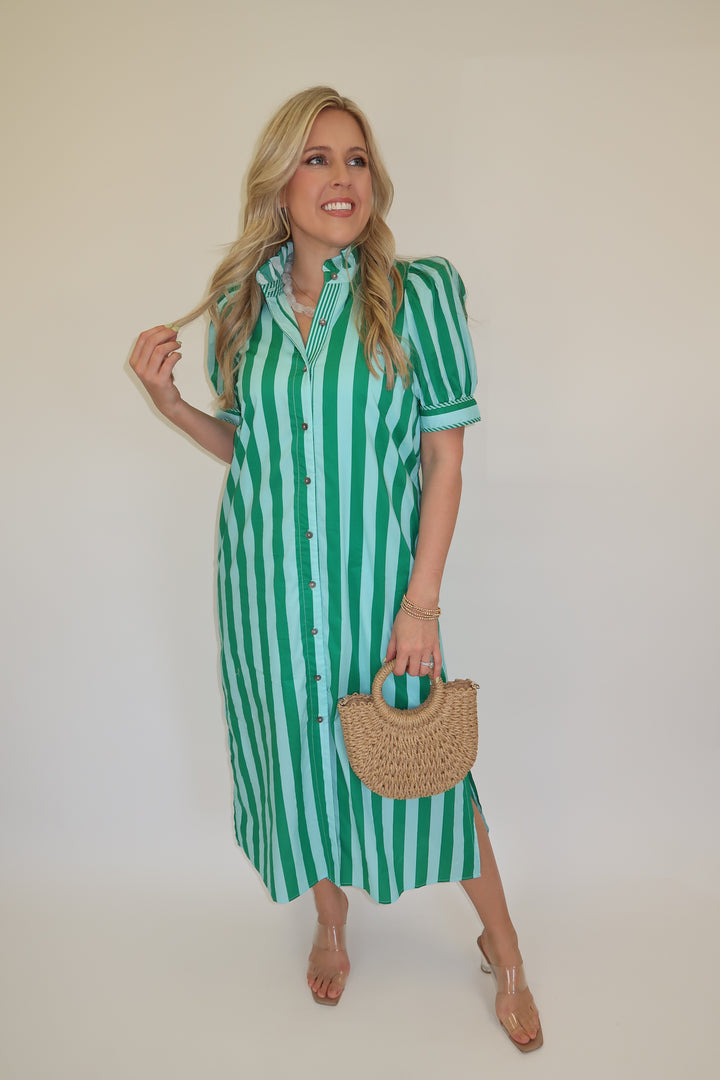 Green Light Dress - The Pink Tulip Clothing