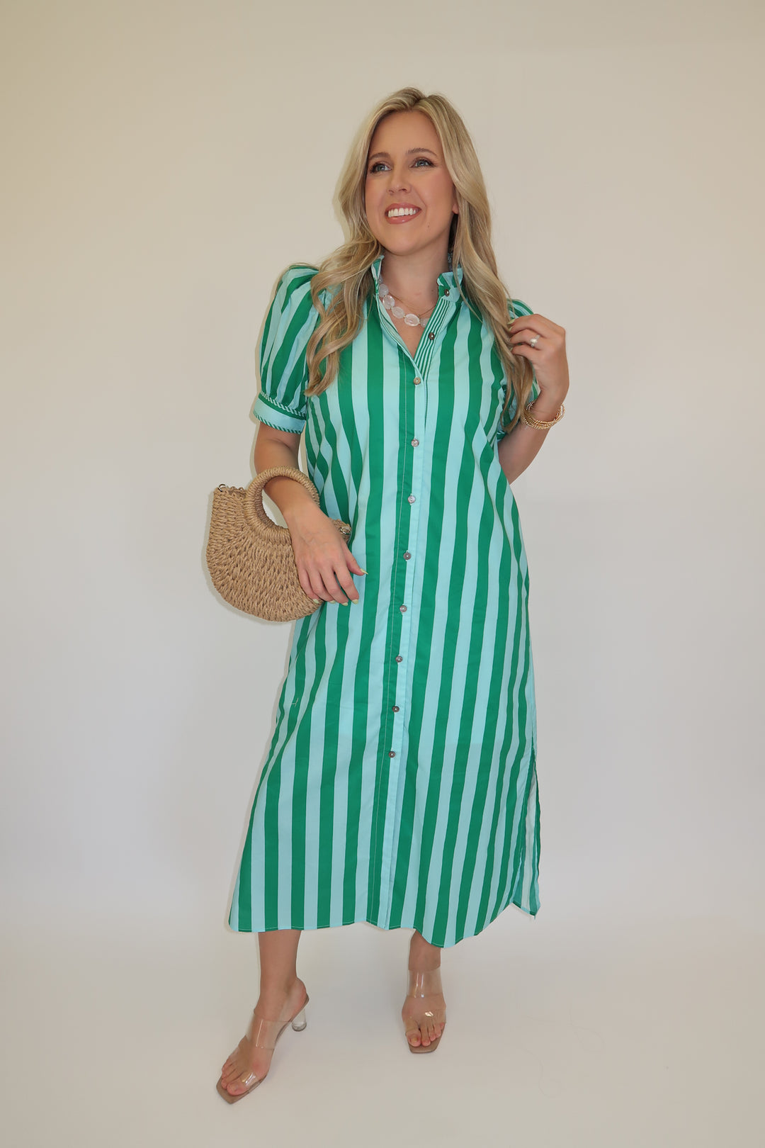 Green Light Dress - The Pink Tulip Clothing