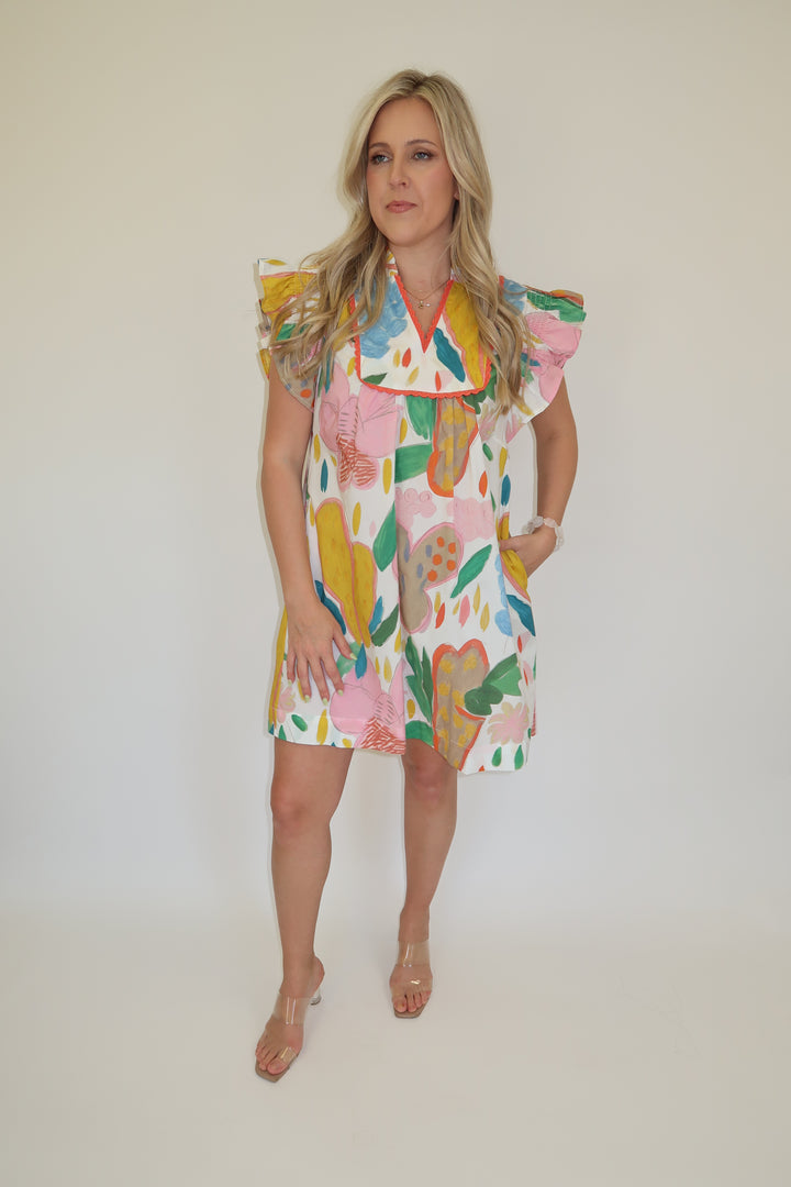 Soft Palette Dress - The Pink Tulip Clothing