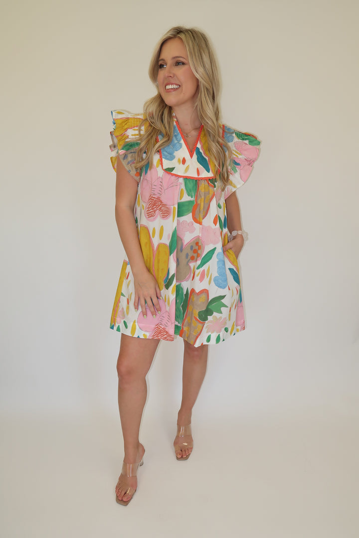 Soft Palette Dress - The Pink Tulip Clothing