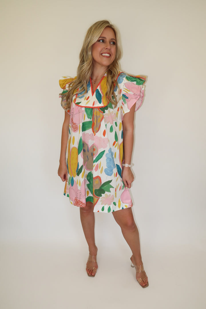 Soft Palette Dress - The Pink Tulip Clothing