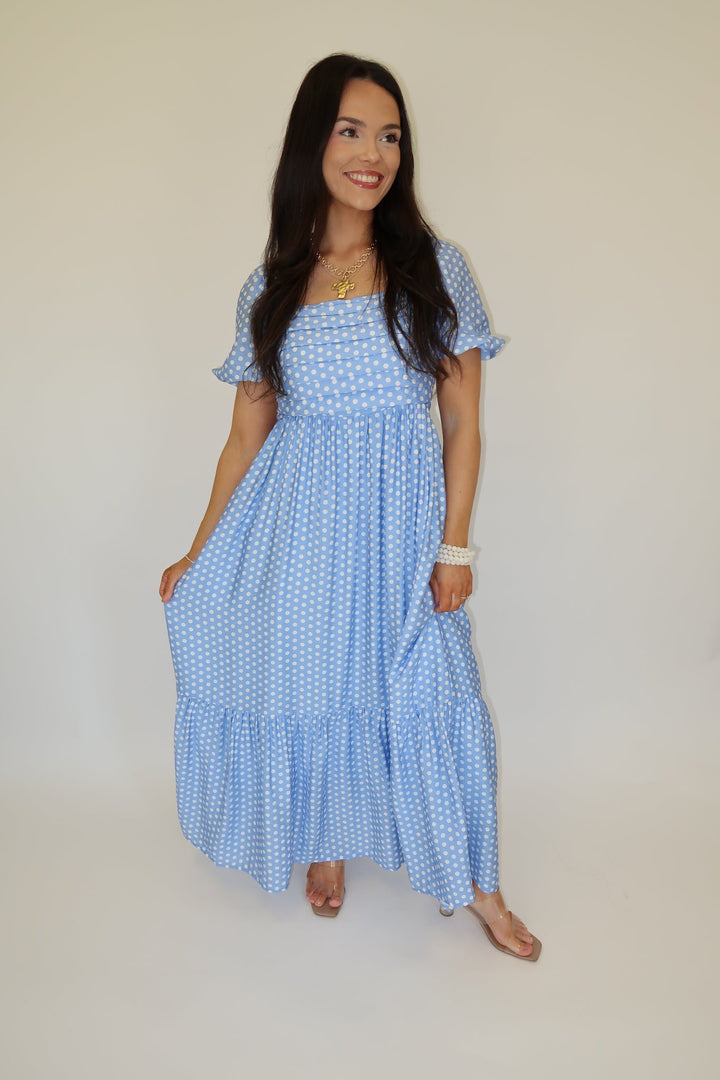 Spot On Midi Dress - The Pink Tulip Clothing