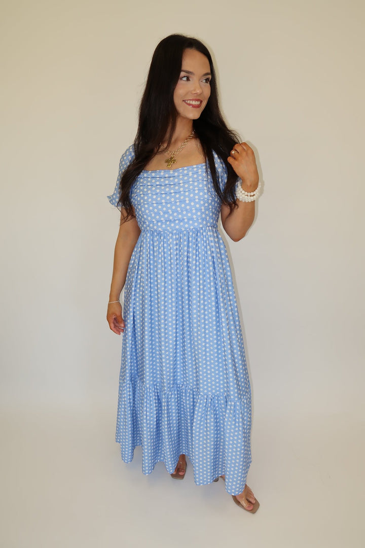 Spot On Midi Dress - The Pink Tulip Clothing