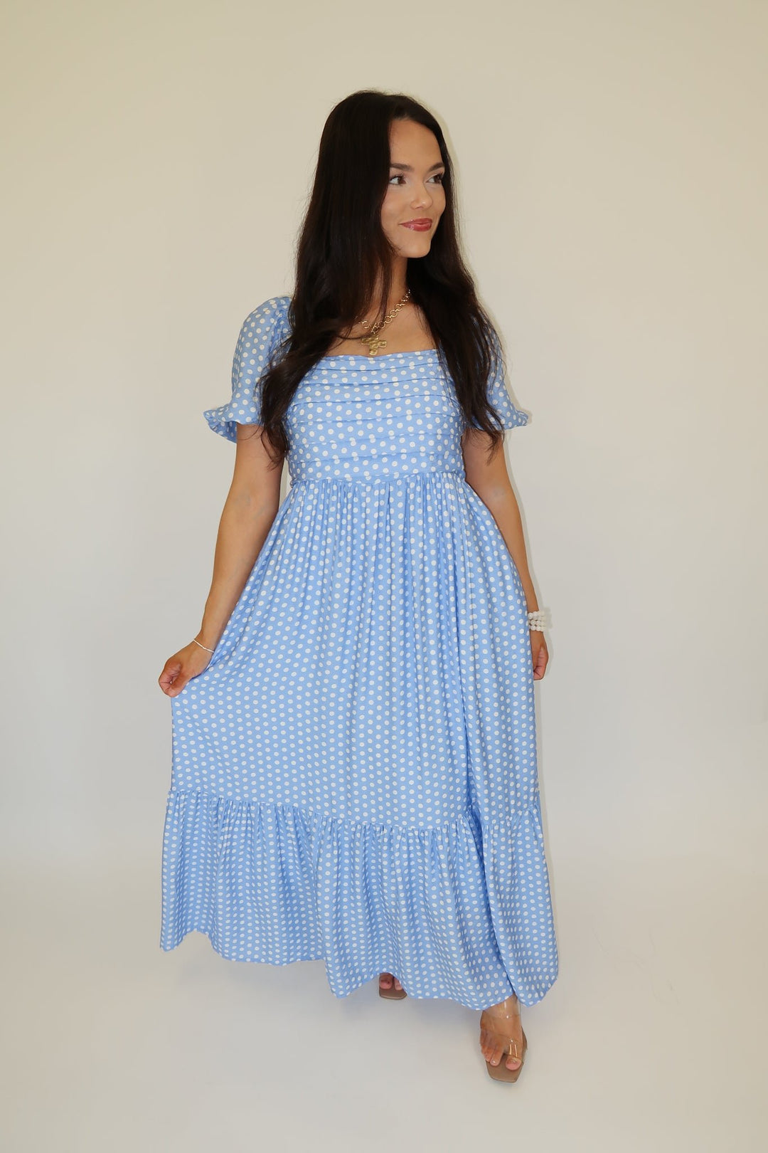 Spot On Midi Dress - The Pink Tulip Clothing