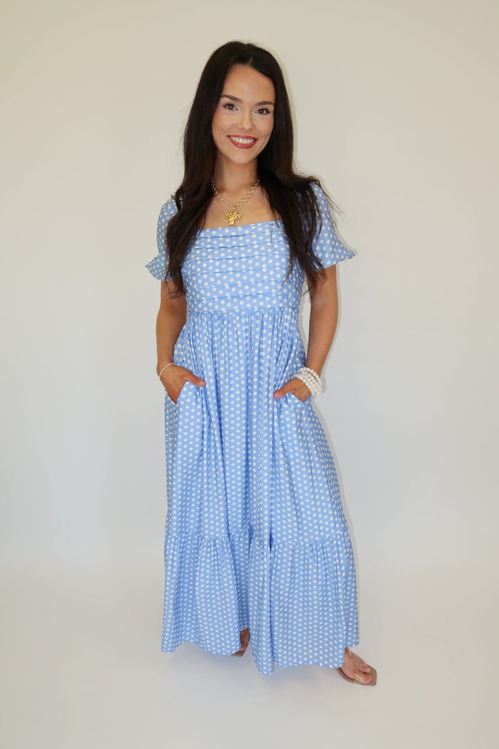 Spot On Midi Dress - The Pink Tulip Clothing