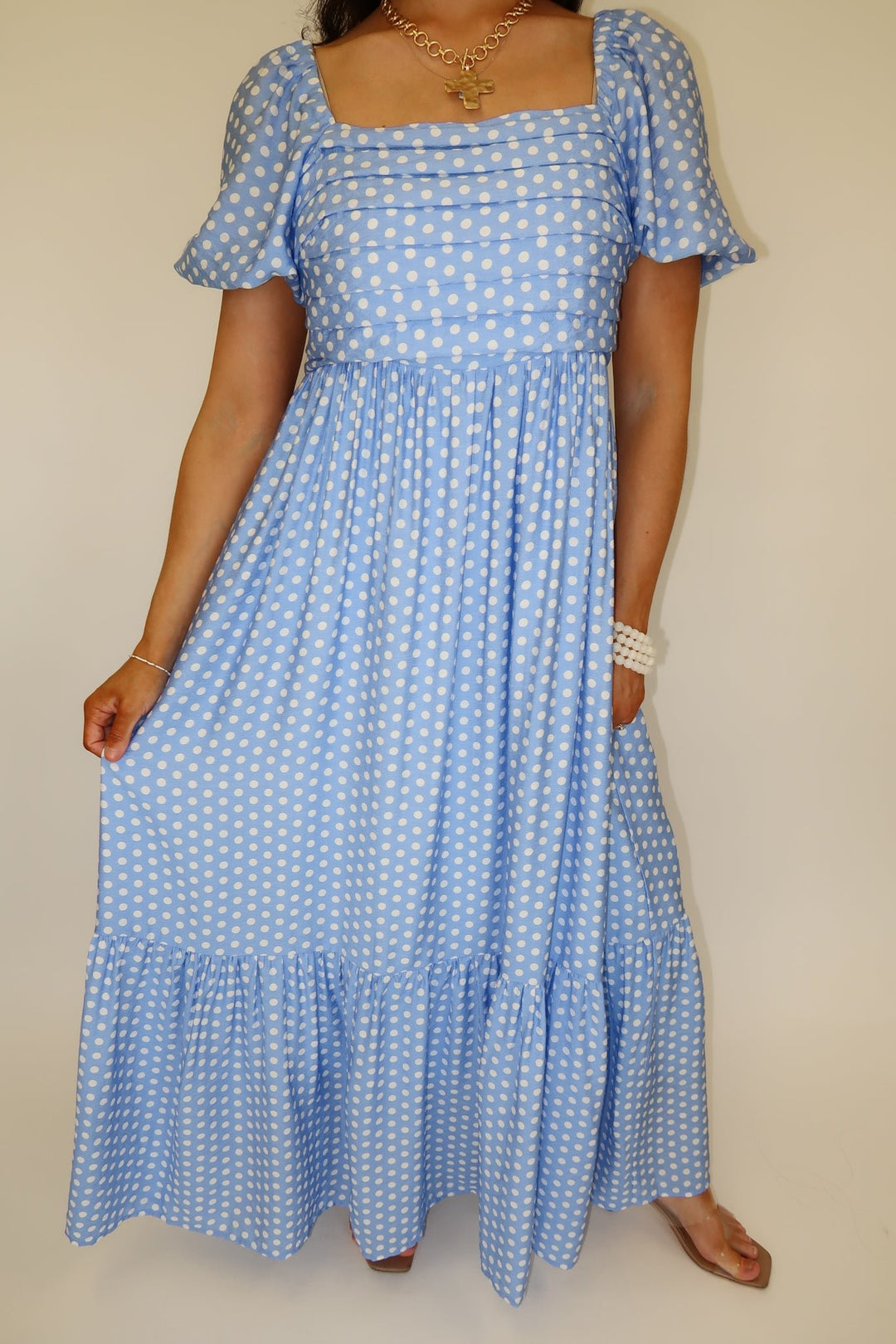 Spot On Midi Dress - The Pink Tulip Clothing