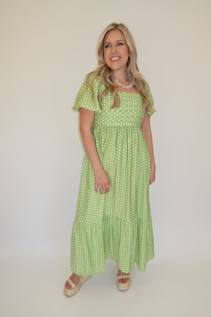 Spot On Midi Dress - The Pink Tulip Clothing