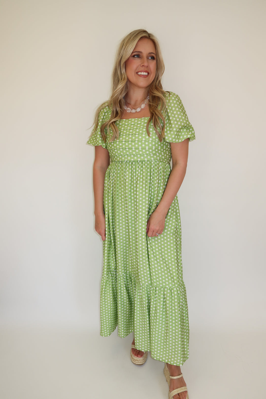 Spot On Midi Dress - The Pink Tulip Clothing