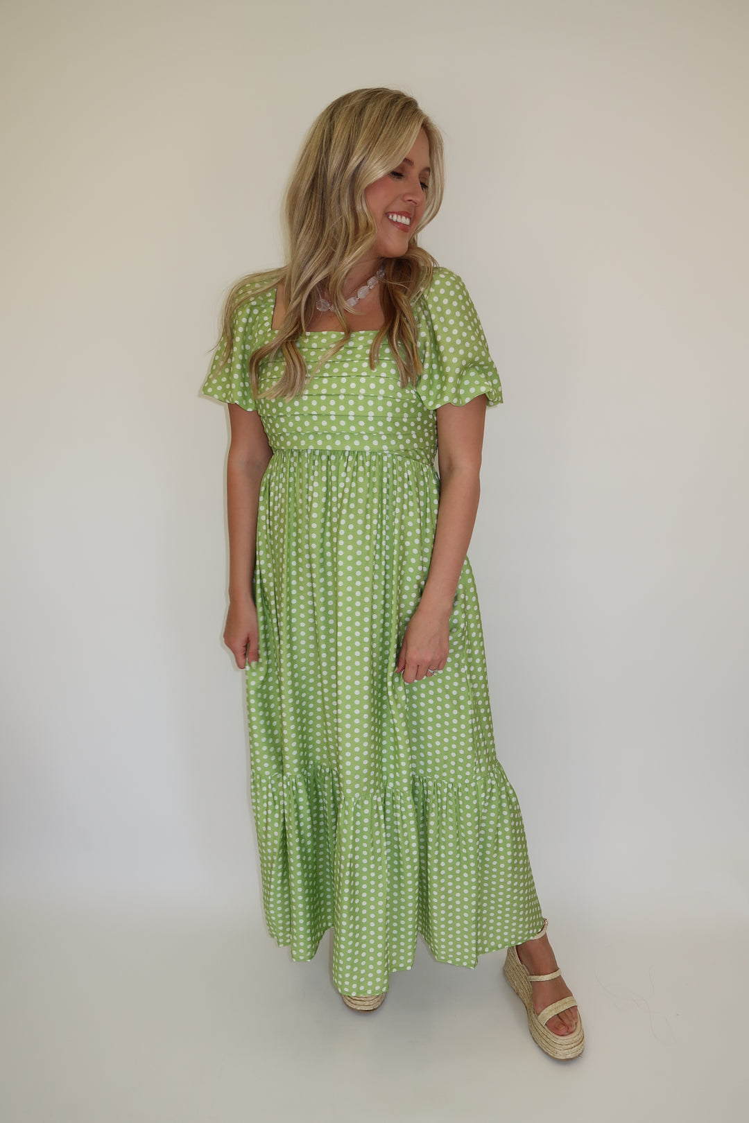 Spot On Midi Dress - The Pink Tulip Clothing