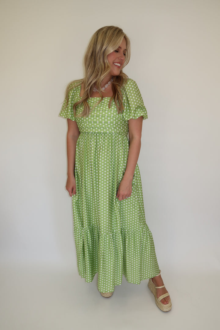 Spot On Midi Dress - The Pink Tulip Clothing