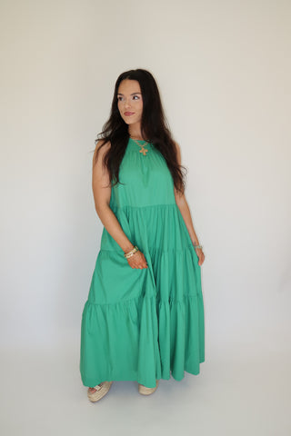 Garden Stroll Midi Dress - The Pink Tulip Clothing