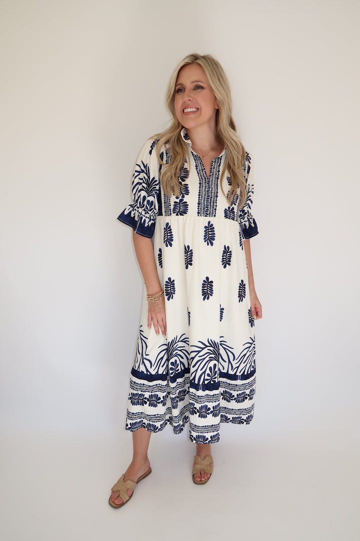 Borderline Chic Dress - The Pink Tulip Clothing