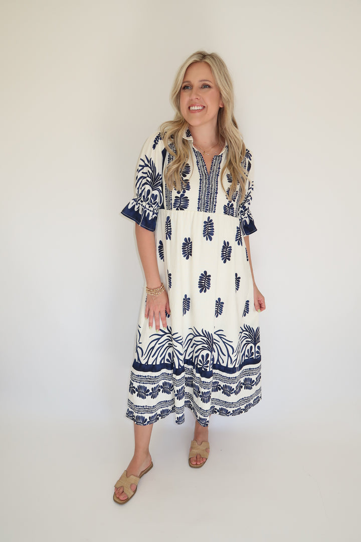 Borderline Chic Dress - The Pink Tulip Clothing