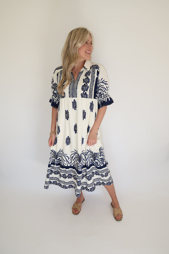 Borderline Chic Dress - The Pink Tulip Clothing